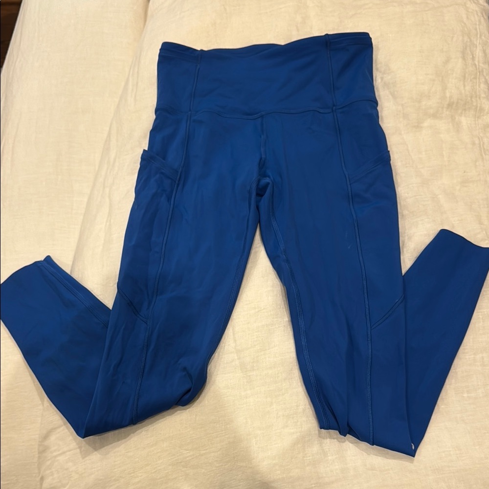 Lululemon Blue High-Waisted Leggings